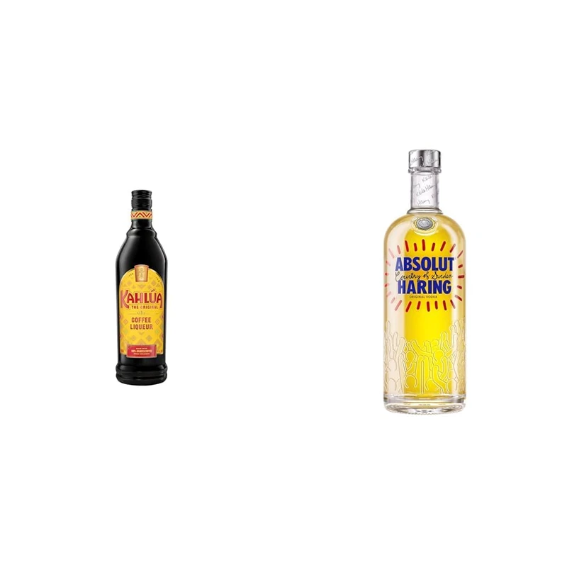 Espresso Martini Bundle: Absolut Haring Artist-Edition Vodka 1L & Kahlua Coffee Liqueur 70cl