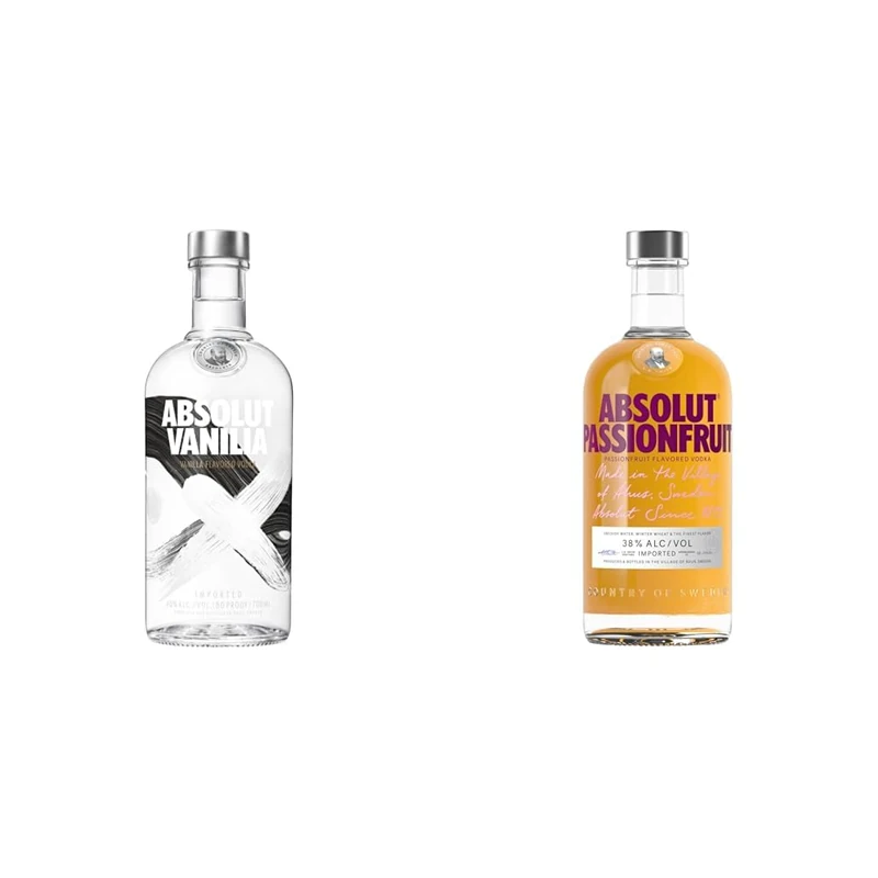 Passionfruit Martini Bundle: Absolut Vanilia 70cl & Absolut Passionfruit 70cl
