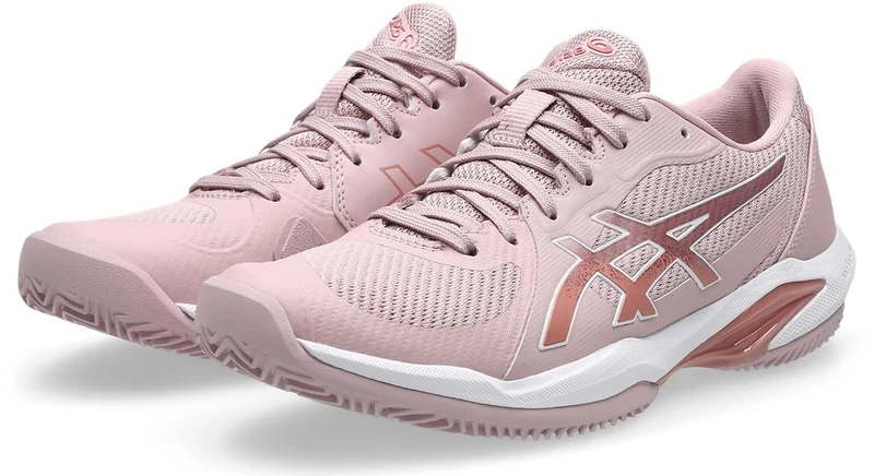 ASICS Womens Solution Swift Ff 2 Clay Sneaker, Morganite Rose Rouge, 9 UK