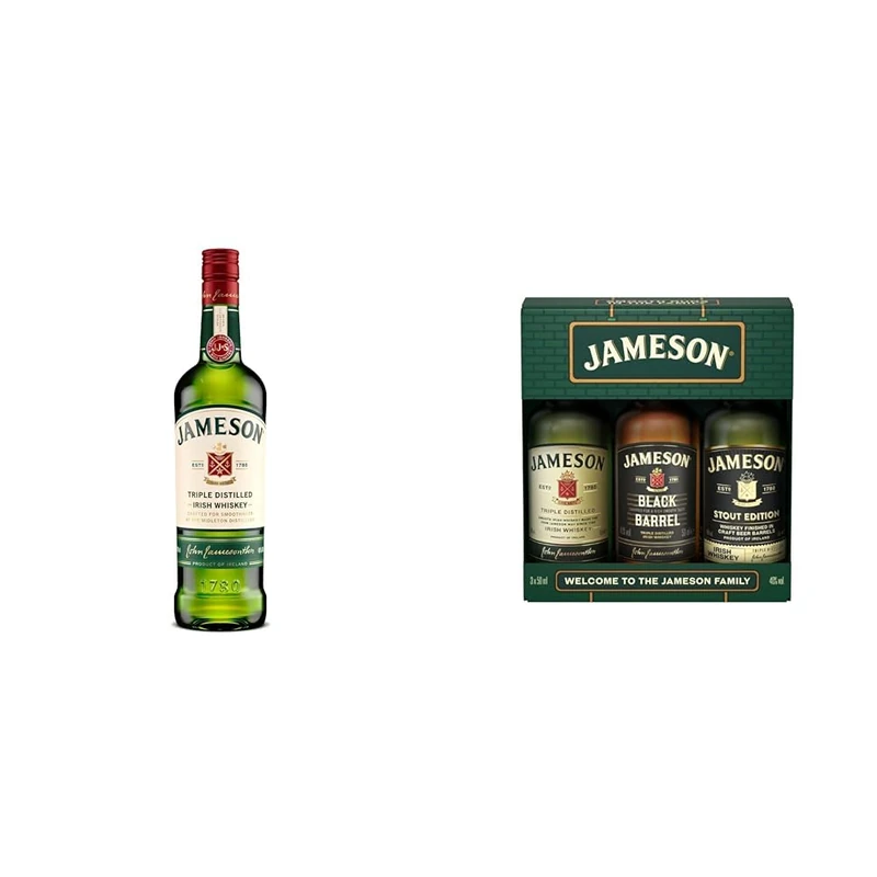 Jameson 70cl & Jameson Irish Miniatures Gift Box (3 x 50ml) Bundle