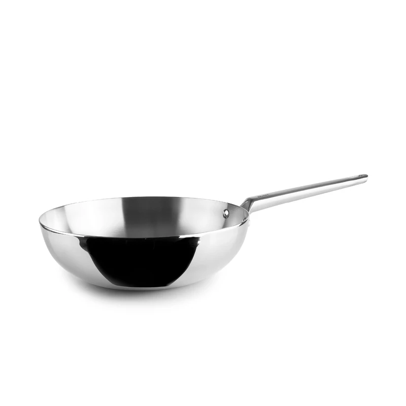 IBILI - Wok 5Ply Element 28 cm, Non-Stick, 5 Layers, Suitable for Induction