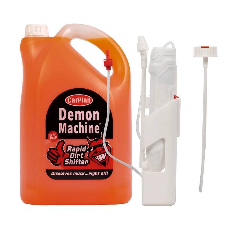 Nilco Battery Powered Sprayer & Fogger – Cordless Electric Cleaning Spray Gun with Power Lance & CarPlan Demon Machine, Pre-wash Dirt Shifter 5L