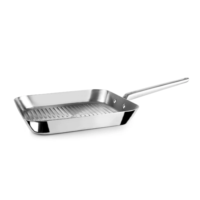 IBILI - Wave Grill 5Ply Element 28 cm, Non-Stick, 5 Layers, Suitable for Induction