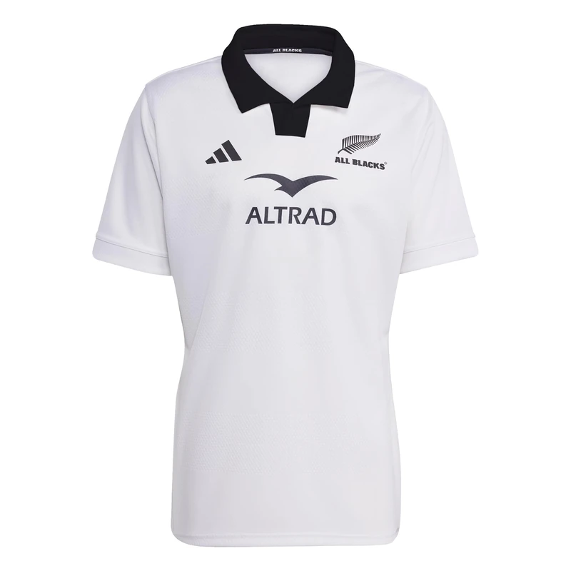 adidas Men's All Blacks Away Replica Jersey Shirt, White, M