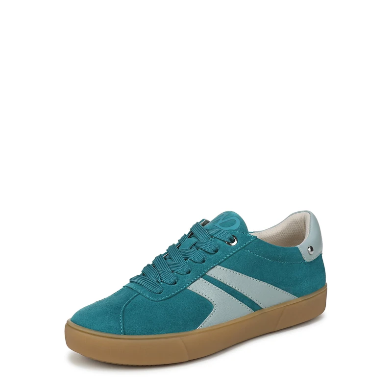 Naturalizer Women's Medina Lace-Up Trainers, Blue, Wide Fit, UK 3.5