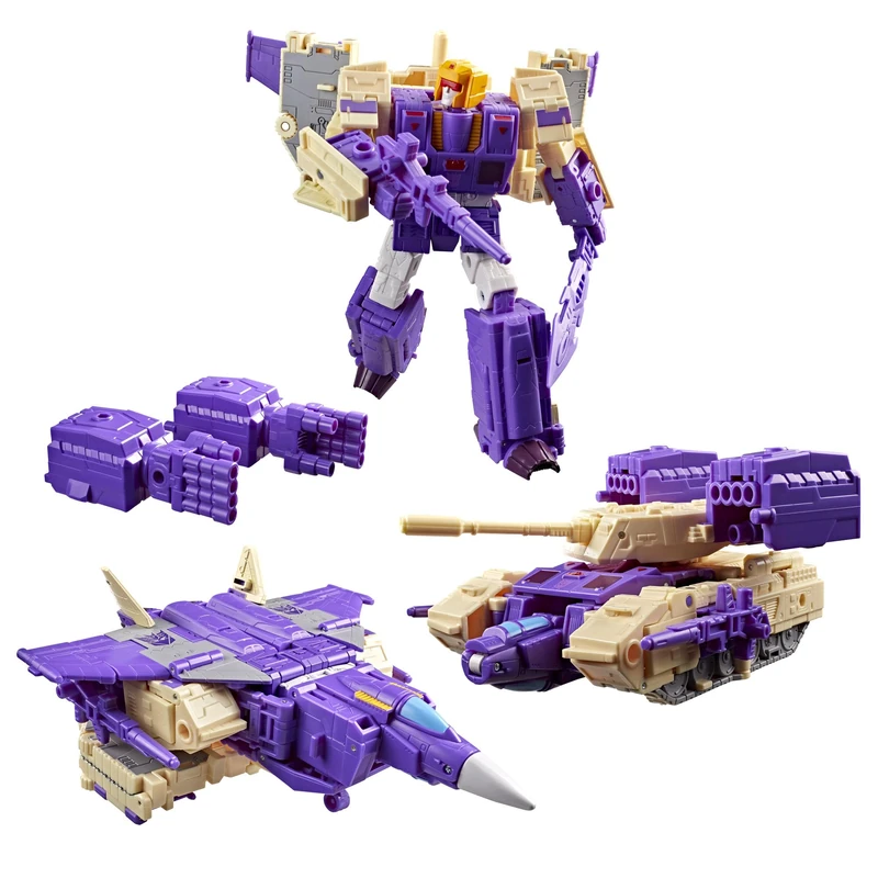 Transformers Studio Series The The Movie Blitzwing, Collectible 3-in-1 Converting 17.5 cm Leader Class Action Figure, 8+