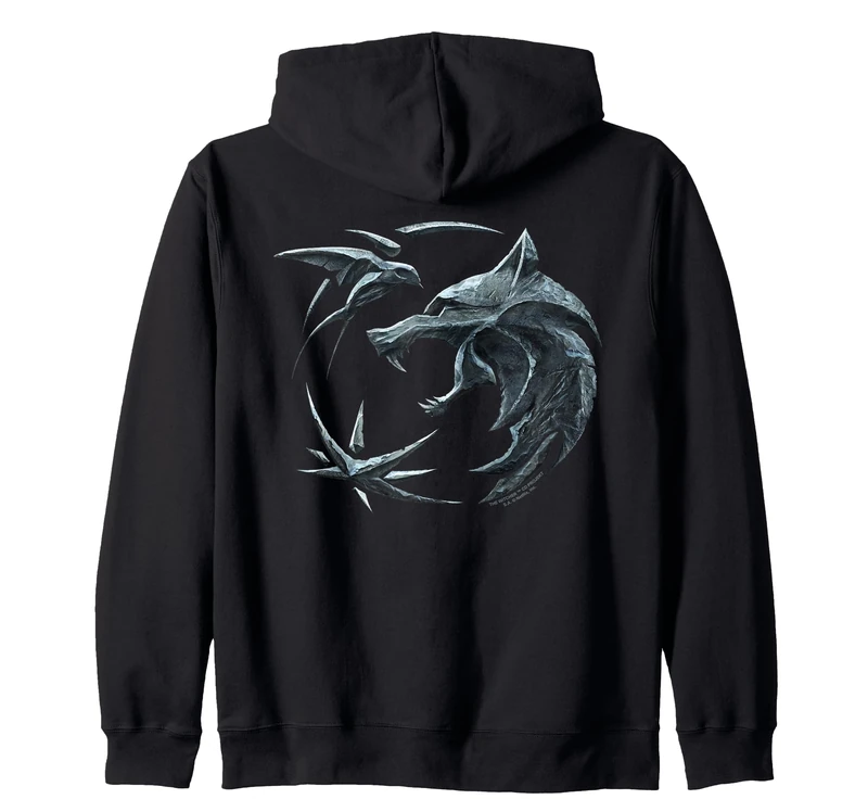 The Witcher Destiny Crest Officially Licensed Zip Hoodie
