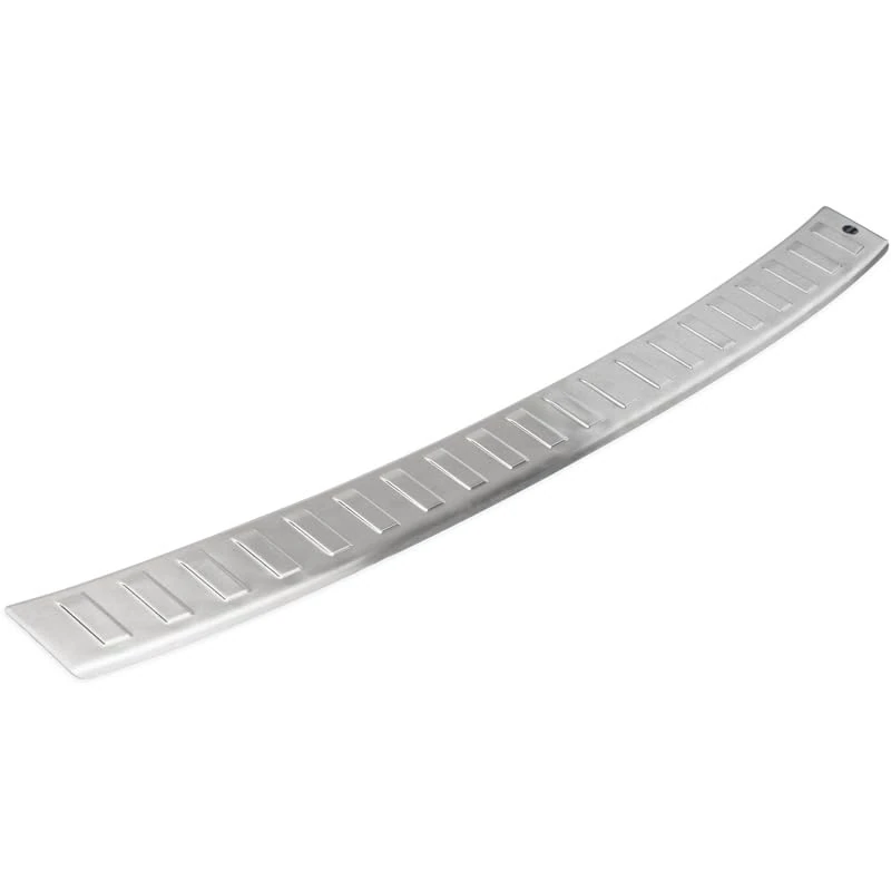 MAX6 Brushed stainless steel rear bumper protector compatible with Volkswagen Tiguan III (CT1) 2024-, Silver