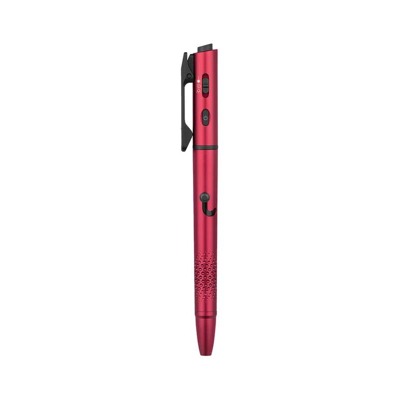 OLIGHT Open 3 120 Lumens LED Flashlight Pen Torch with Red and Green Light, Portable EDC Rechargeable Flashlight and Easy to Charge for Writing, Working, Adventure, Professional Business (Red)