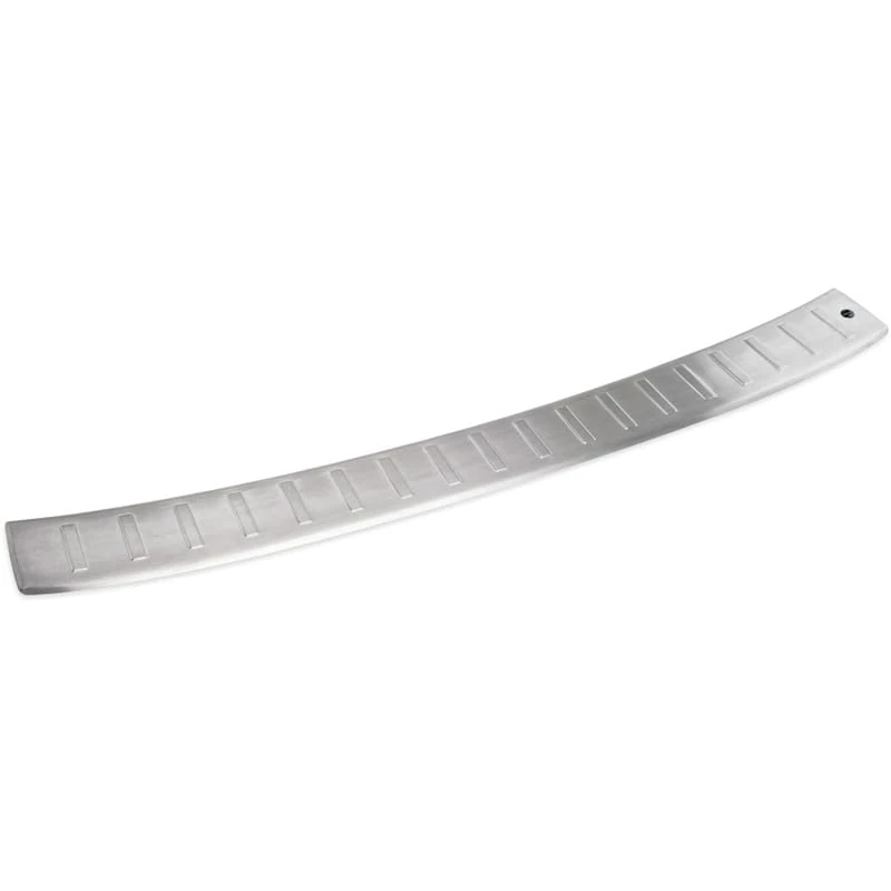MAX6 Brushed stainless steel rear bumper protector compatible with Volvo XC60 I Facelift 2013-2016, Silver