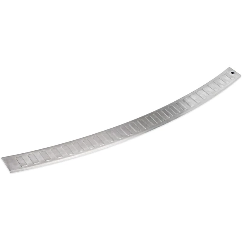 MAX6 Brushed stainless steel rear bumper protector compatible with Volkswagen Caddy 2004-2015 & FL 2015-2020 (for painted bumpers)