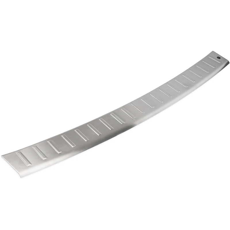 MAX6 Brushed stainless steel rear bumper protector compatible with Volkswagen T5 Multivan/California/Caravelle 2003-2015