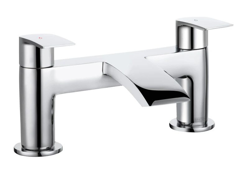 Bristan Gild Bathroom Taps, Chrome Bath Filler tap