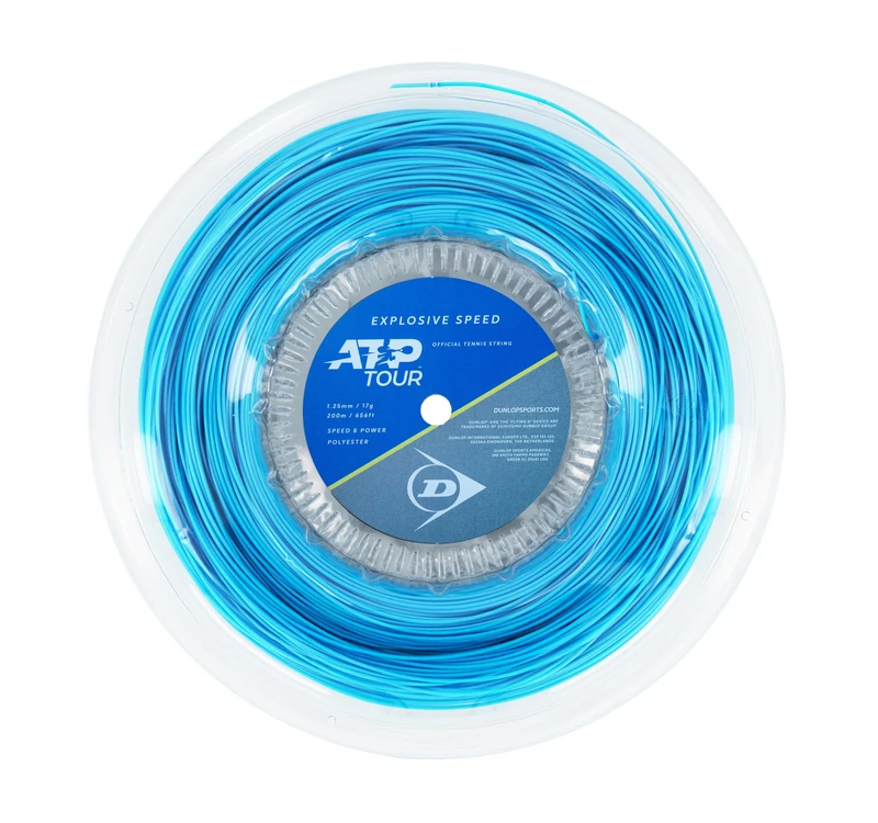 DUNLOP Explosive Speed 17G Blue 200m Tennis String Reel – Power & Precision Tennis Reel