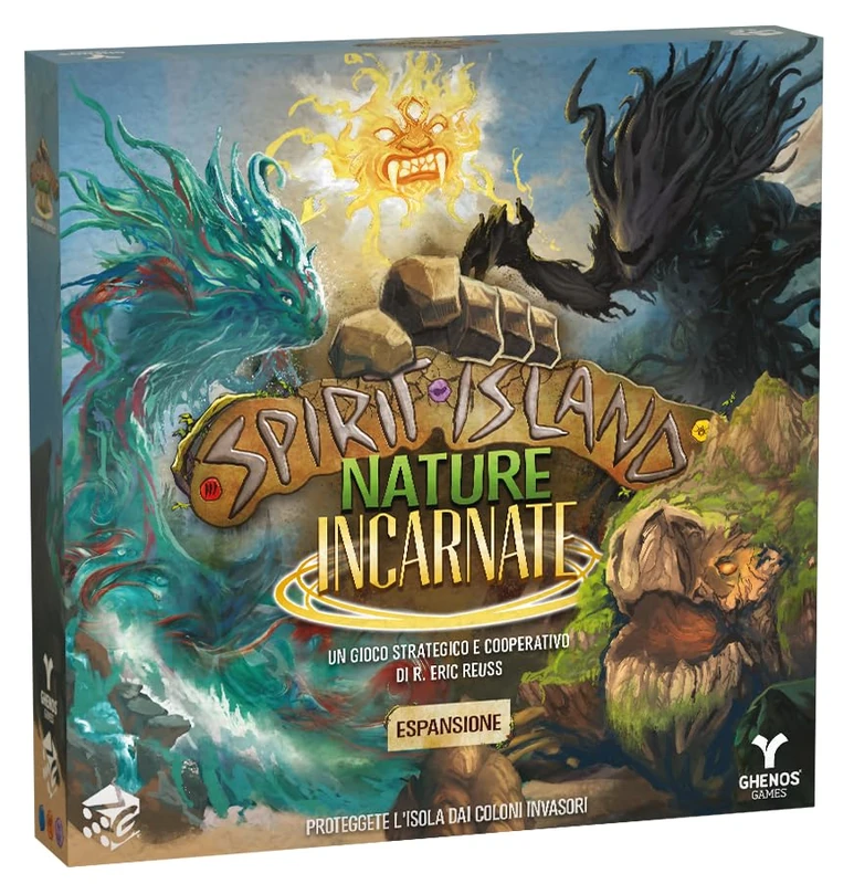 Spirit Island: Nature Incarnate Cooperative Board Game for Adults and Children from 14 Years - 1-6 Players - 90min - Italian Edition (Expansion)