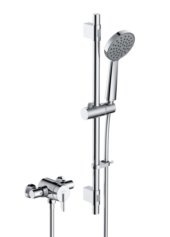 Bristan Sonique3, Thermostatic Exposed Shower Valve with Riser Kit, Chrome Finish