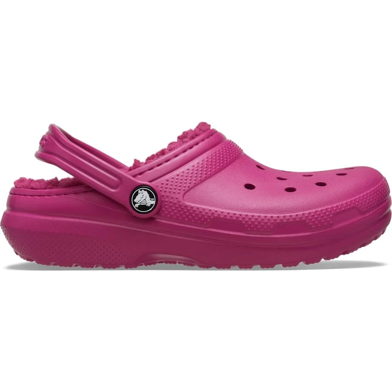 Crocs, Unisex Kids, Classic Lined Clog K, Royal Pink, 13 UK Child