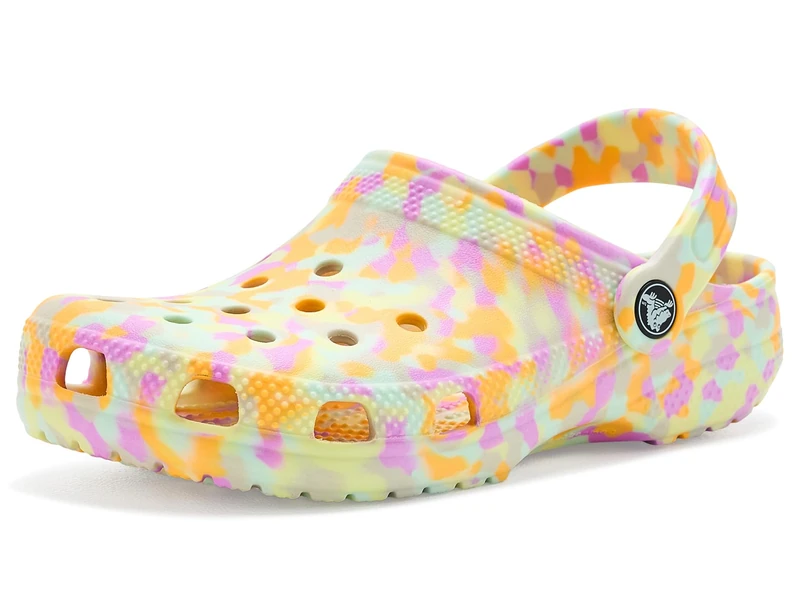 Crocs, Unisex Kids, Classic Glow Confetti Clog K, Multi Glow, 11 UK Child