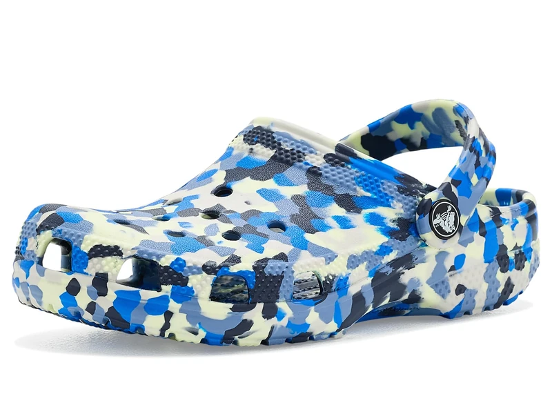 Crocs, Unisex Kids, Classic Glow Confetti Clog K, Glow Light/Multi, 6 UK