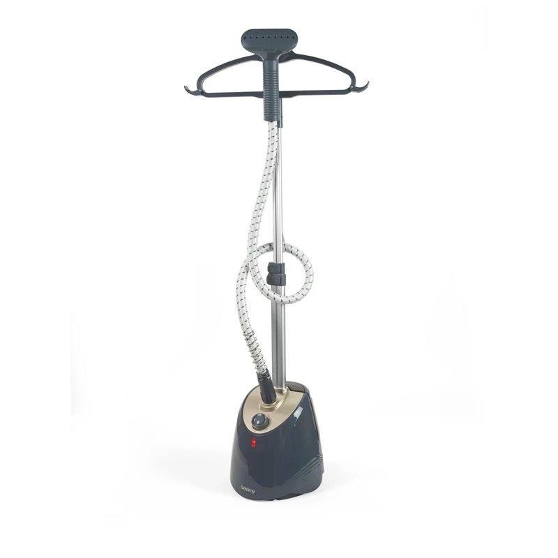 Beldray Upright Clothes Steamer - 1.4L Garment Steamer, 3 Steam Levels, Includes 360° Rotating Hanger & Fabric Brush, Adjustable Height For Compact Storage, Up To 40 Minutes Continuous Steam, 1800W