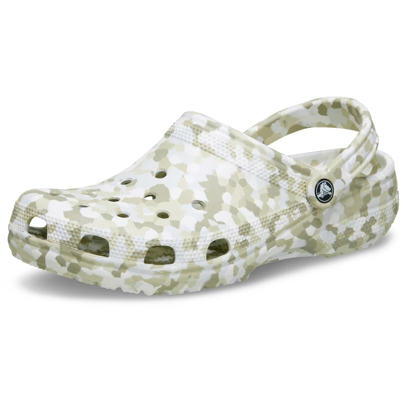Crocs, Unisex Adult, Classic Confetti Clog, Summit White/Multi, 11 UK Men