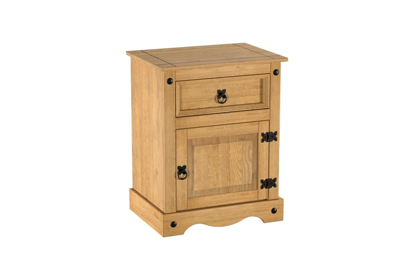 Birlea Corona Large 1 Door 1 Drawer Bedside