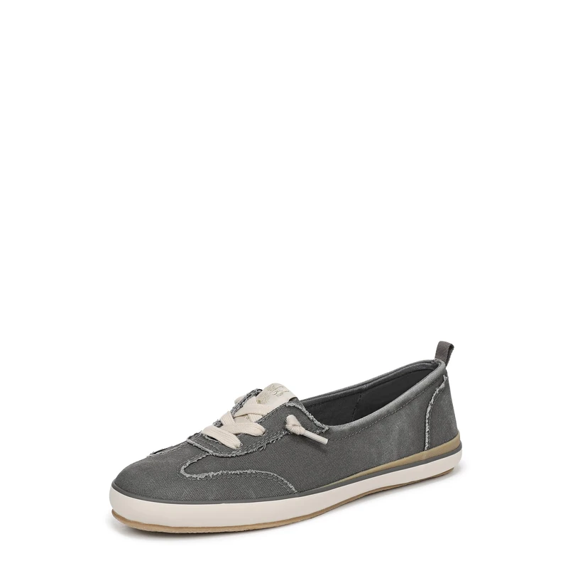 Blowfish Malibu Women's Ez Breezy Ballet Flats, Charcoal Canvas, Medium Fit, UK 4