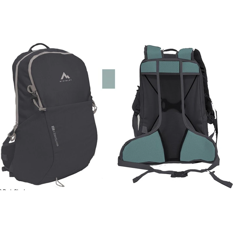 Mc Kinley Unisex Whytehike 26L II Hiking Backpack, Black/Green Light, One Size - Image 1