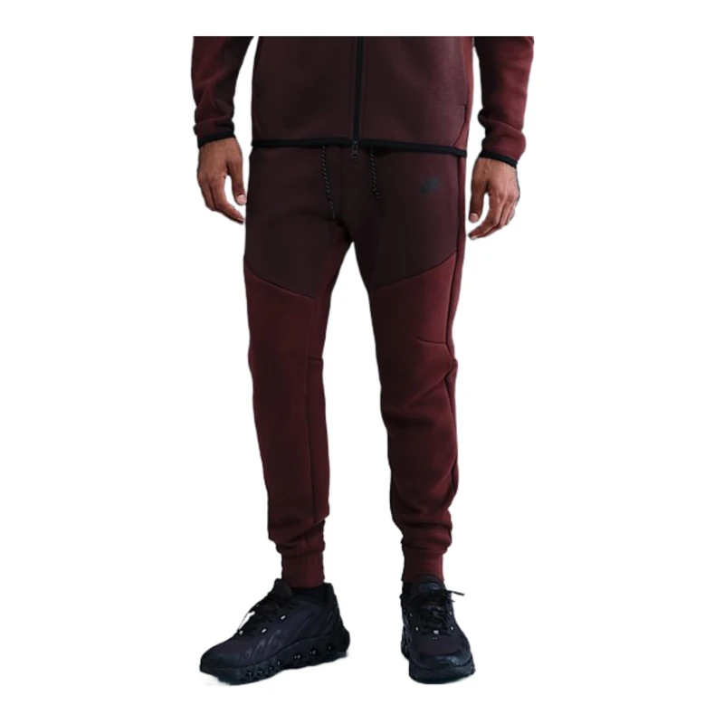 Nike Tech HV0959-619 Fleece Joggers for Men, Dark Team Red/Burgundy Crush/Black, XS