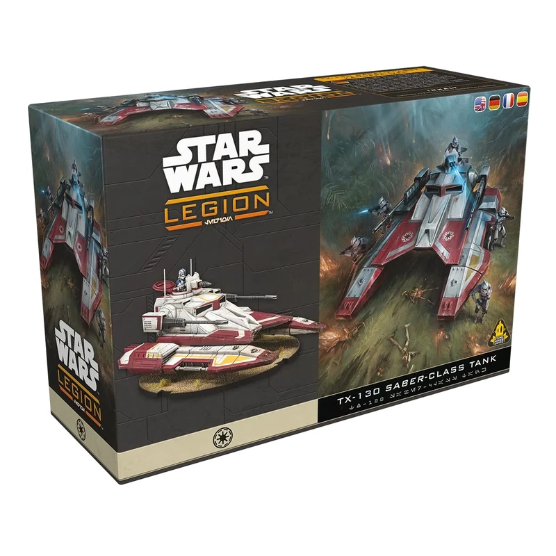 Asmodee | Star Wars Legion - TX-130 Saber Tank | Miniatures Tabletop Game | Ages 14+ | 2 Players | 3 Hours Playing Time
