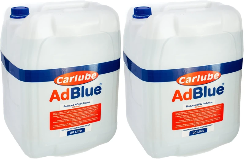 Carlube AdBlue with Integrated Easy Pour Spout, 20 Litres (Pack of 2)