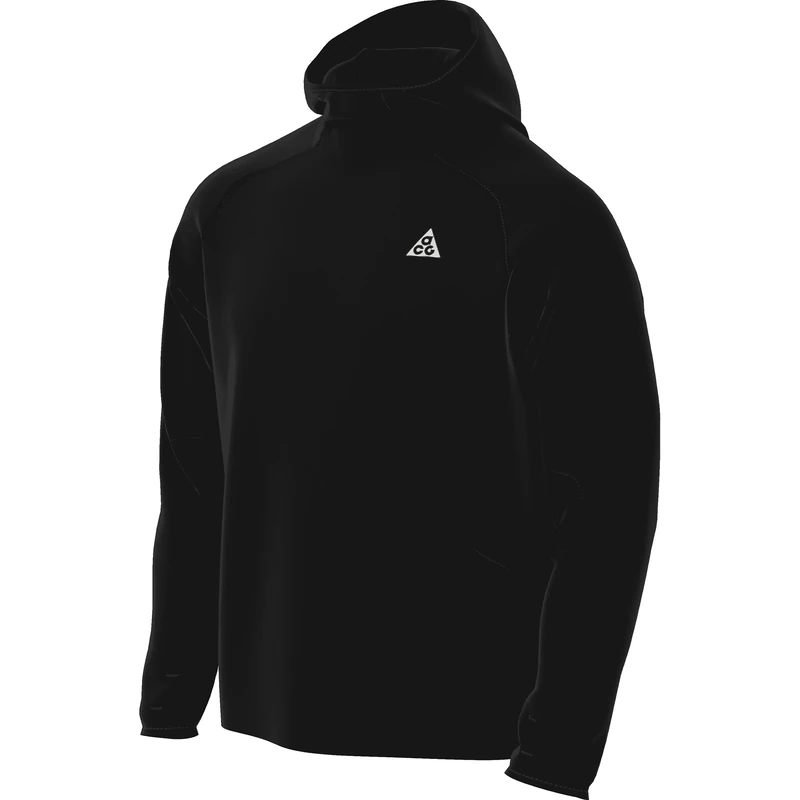 NIKE Men's ACG Df Uv SLR Chs LS Shirt, Black/Black/Summit White, L
