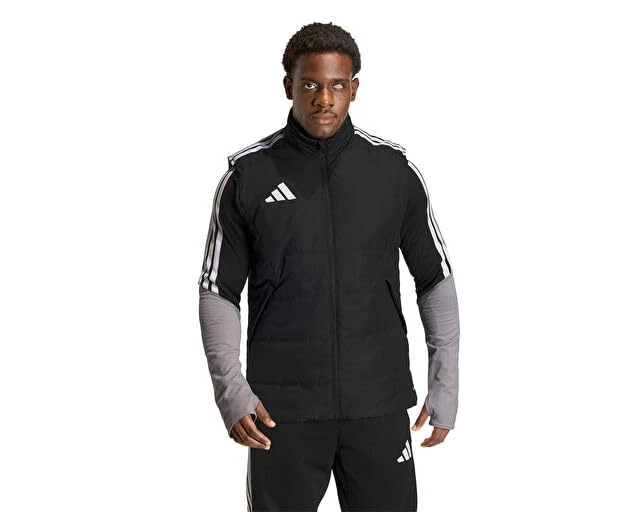 adidas Men's Tiro 26 Competition Winter Vest Coat, black/light onix/white, L