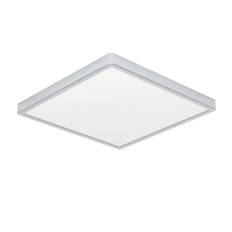 Eglo Connect.z Smart Home LED Ceiling Light Fueva 6-Z, 39 cm, ZigBee, Matter, app and Voice Control Alexa, Warm to Cool White, RGB, dimmable, Bathroom lamp, Chrome, IP44
