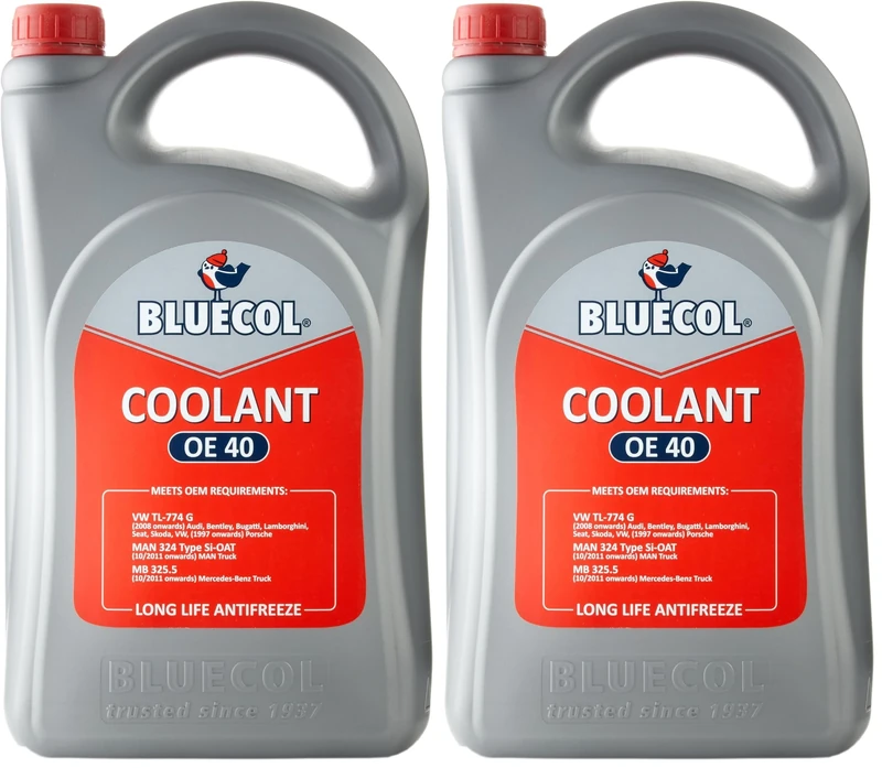 Bluecol BLL005 Coolant OE 40 5L (Pack of 2)