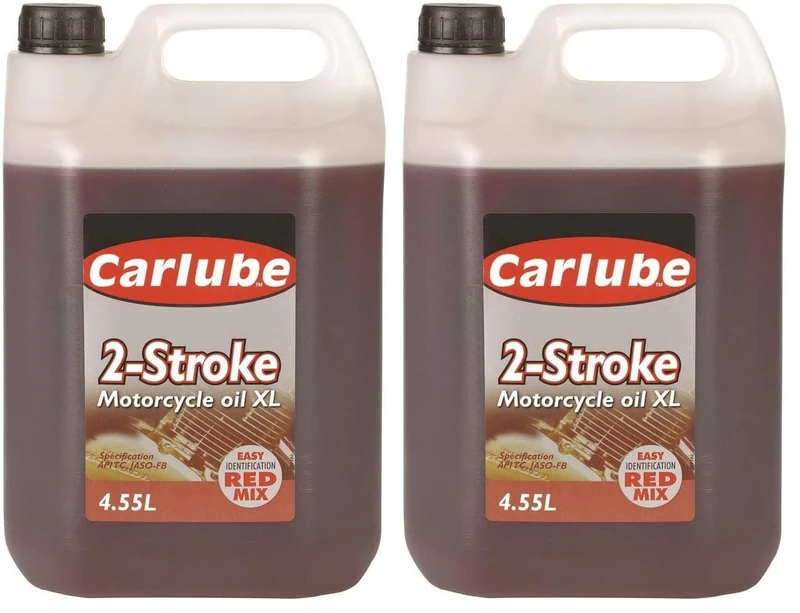 Carlube 2-Stroke Mineral Engine Oil Motorcycle Oil 4.55 Litres (Pack of 2)