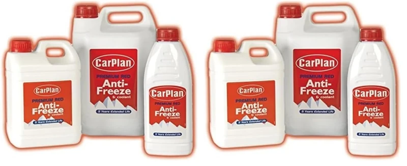 CarPlan FSA005 Premium Anti-Freeze, Red (Pack of 2)