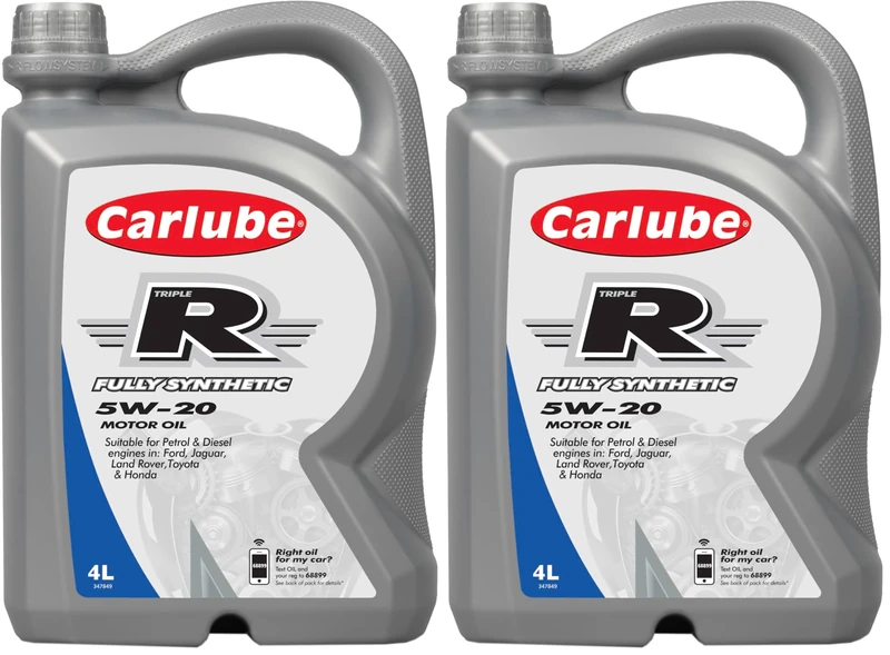 Carlube Triple R 5W-20 ACEA C5, API SP Fully Synthetic Engine Oil 4L (Pack of 2)