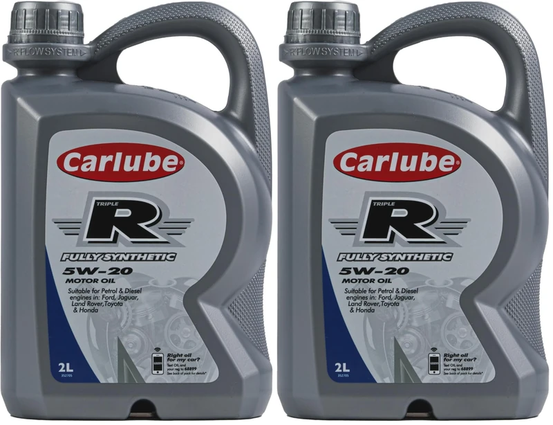 Carlube Triple R 5W-20 ACEA C5, API SP Fully Synthetic Engine Oil 2L (Pack of 2)