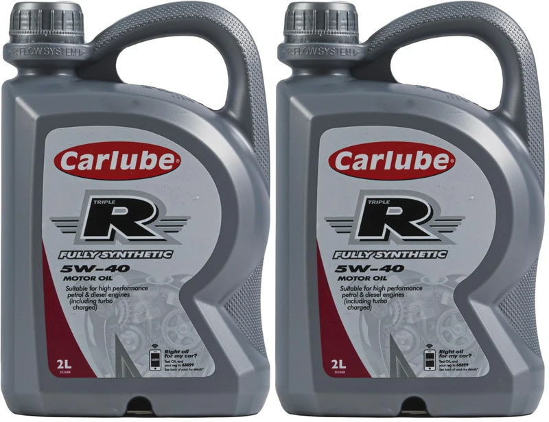 Carlube Triple R 5W-40 ACEA C3, API SP Fully Synthetic Engine Oil 2L (Pack of 2)