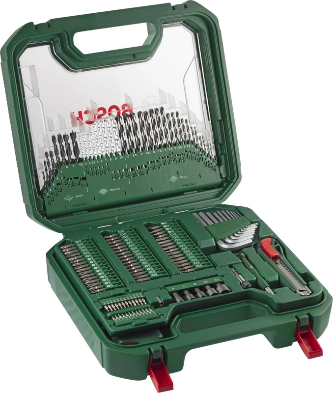 Bosch 239x All-in-one Set, 220 + 19 pcs (380 x 359 mm, Professional Accessory Screwdriver, Drill) - Amazon Edition