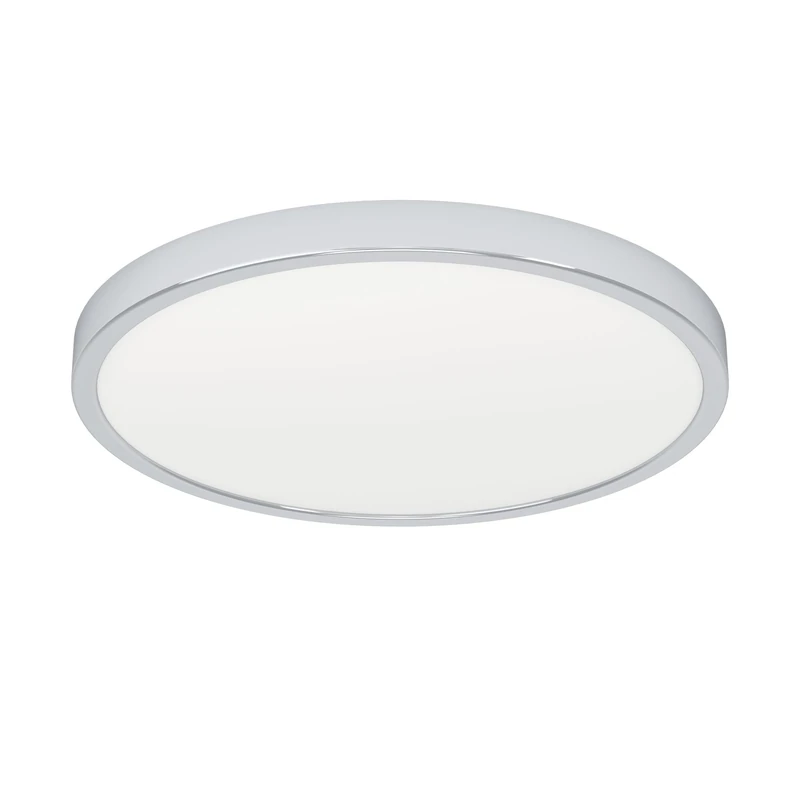 Eglo Connect.z Smart-Home LED Bathroom Ceiling Light Fueva 6-Z, Ø 38.9 cm, ZigBee, Matter, app & Voice Control Alexa, Warm-Cold White, RGB, dimmable lamp, Chrome, IP44