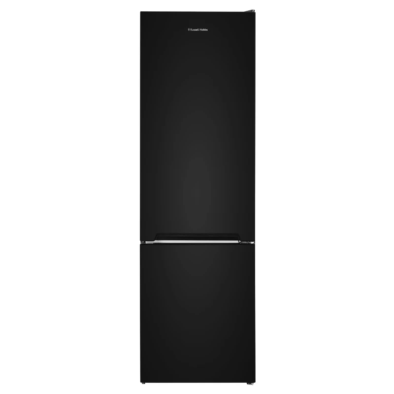 Russell Hobbs Freestanding Frost Free Fridge Freezer with Reversible Door, Adjustable Thermostat & Feet, 70/30 279L, 180cm High, LED Light, in Matte Black, RH180FFFF551E1MB