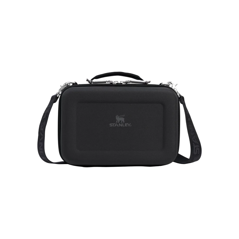 STANLEY 1913 All Day Arista Mini Lunchbox 4L - Keeps Hot or Cold for Hours - Leak Resistant Zipper Opening - Easy-Carry - Adjustable Shoulder Strap Included - Black
