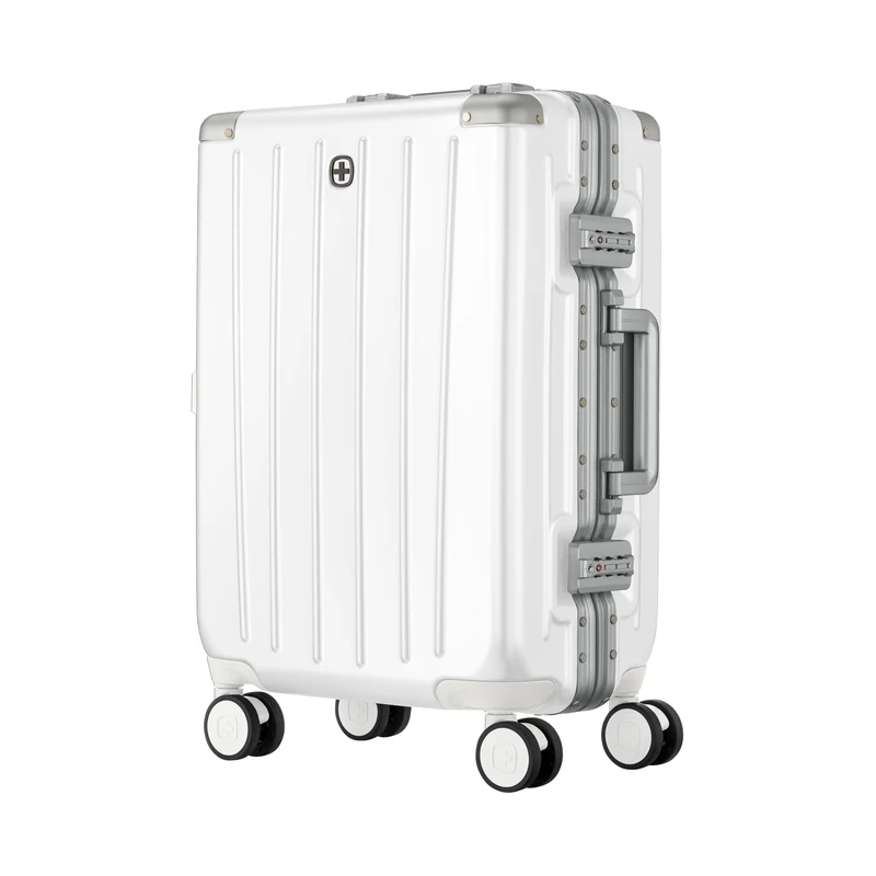 Wenger Loady Carry On Hard Shell Suitcase, S, Trolley with 4 Wheels, 28 L, Travel Sentry Combination Lock, Women/Men, Travel