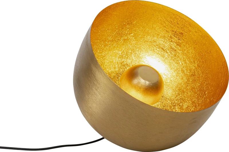 Kare Design Floor Lamp Apollon Smooth, Gold, Diameter 35cm, Metal, Ground Lights, Decoration Light, Home Decor, Decorative Lighting for Living Room, Bulb Not Included