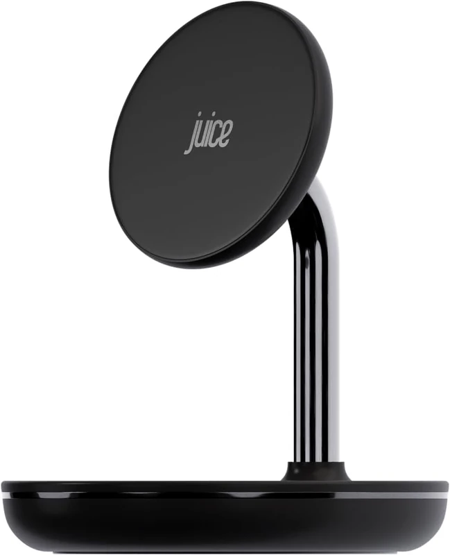 Juice Night Stand – Magnetic iPhone Charging Stand with Night Mode Light & Guided Breathing, Compatible with iPhone 12–17 Series – Black - Image 1