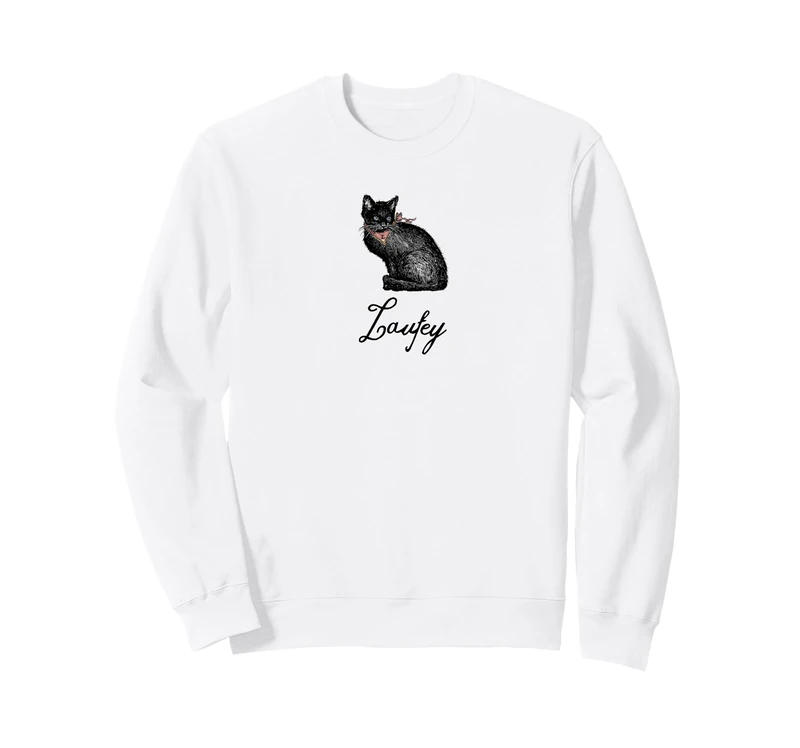 Laufey Black Cat Sweatshirt