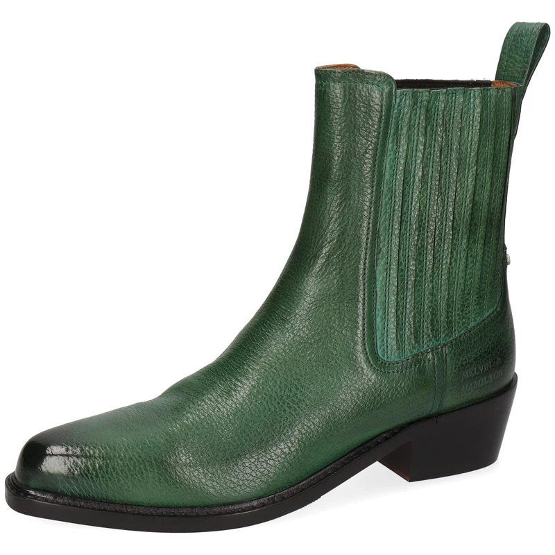 Melvin & Hamilton Rylee 3 Women's Ankle Boots, Green, 7 UK