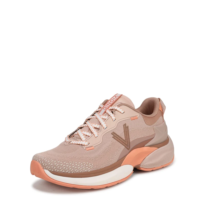 Vionic Women's The Gabby Lace-Up Trainers, Peach Orange Mesh, Medium Fit, UK 7 - Image 1